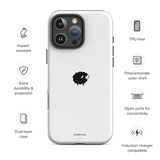 Sheep Black iPhone Case