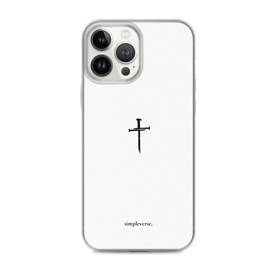 Nail Cross iPhone Clear Case