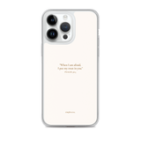 Custom Bible Verse – iPhone Case (Clear)