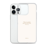 Custom Bible Verse – iPhone Case (Clear)