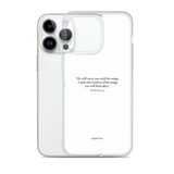 Custom Bible Verse – iPhone Case (Clear)