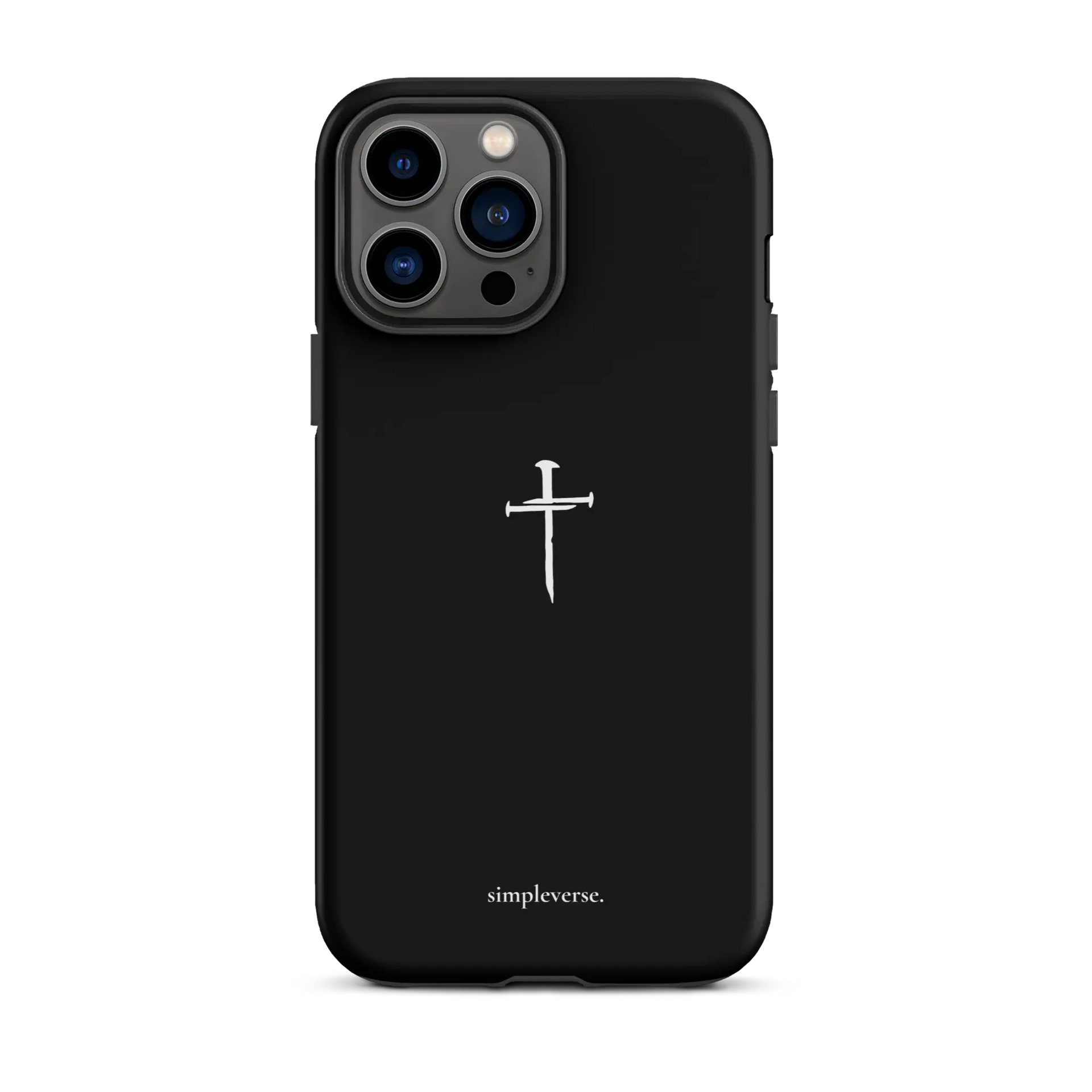 Trendy Nail Cross iPhone Case - Faith Meets Style