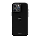 Nail Cross iPhone Case Black