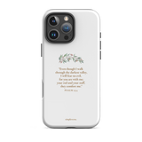 Psalm 23:4 Bible Verse iPhone Case