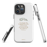 Psalm 23:4 Bible Verse iPhone Case