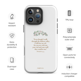 Psalm 23:4 Bible Verse iPhone Case
